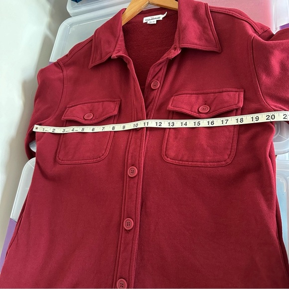 Good American Sueded Fleece Shacket Shirt Jacket Size XS / Small 00 - 0 - Picture 12 of 16